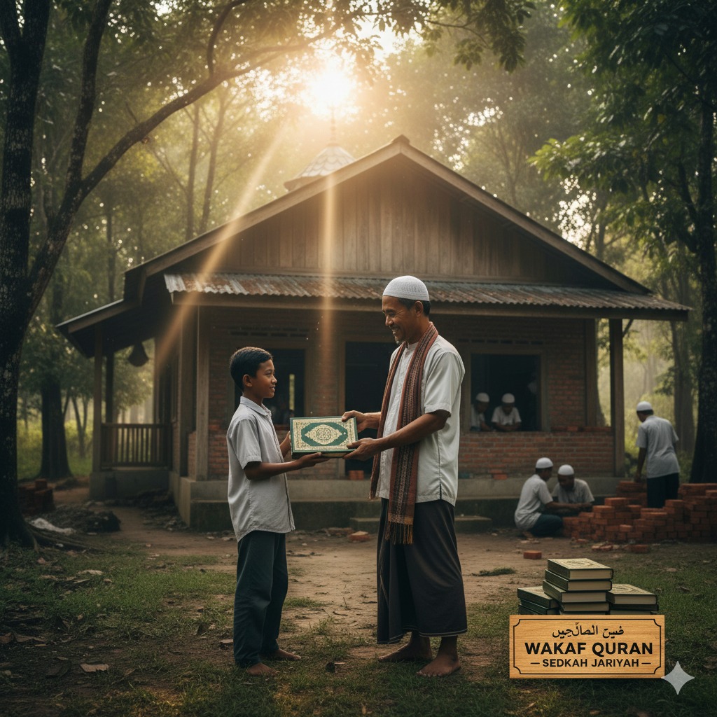 Sedekah Jariyah dengan Wakaf Quran