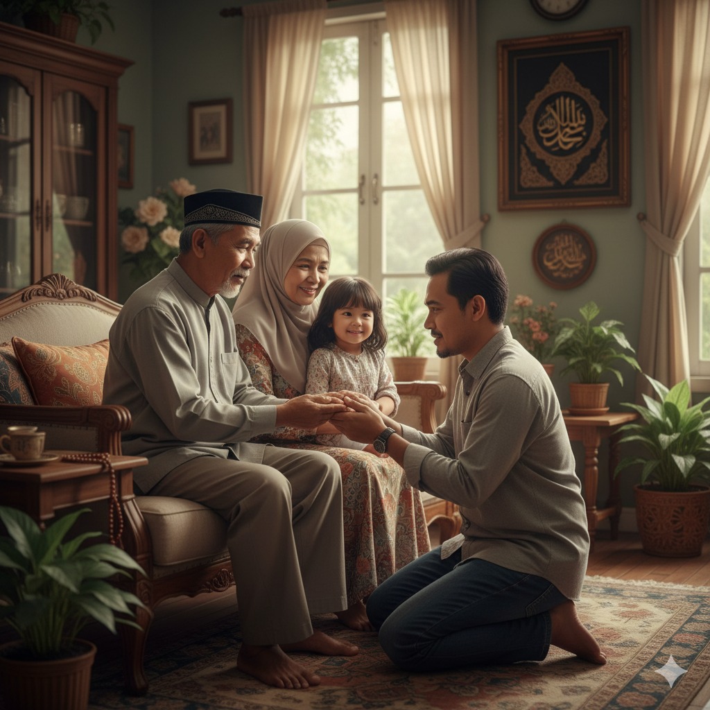 adab kepada kedua orang tua