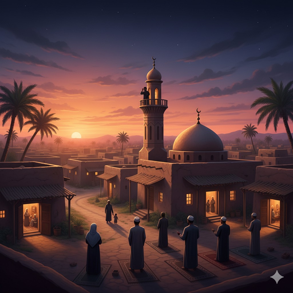 di waktu magrib