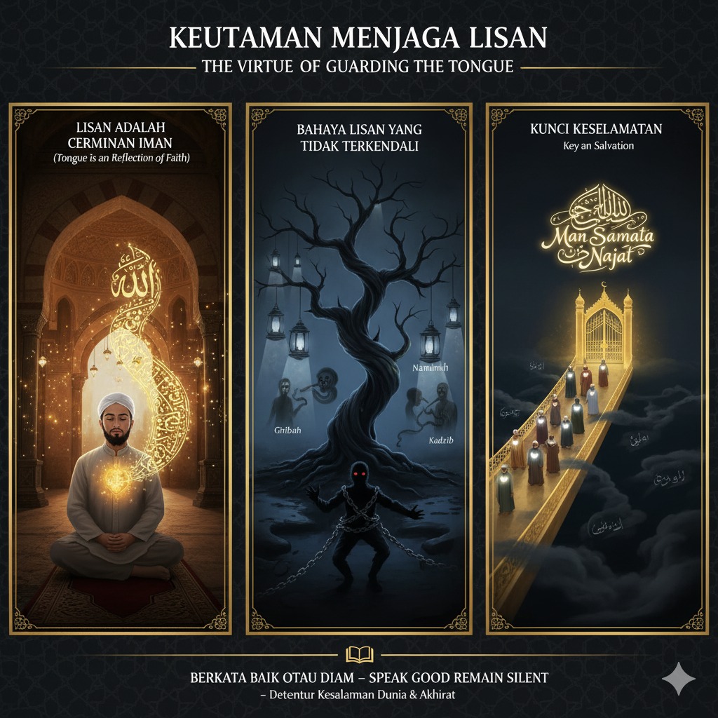 Keutamaan Menjaga Lisan: Penentu Keselamatan Dunia dan Akhirat