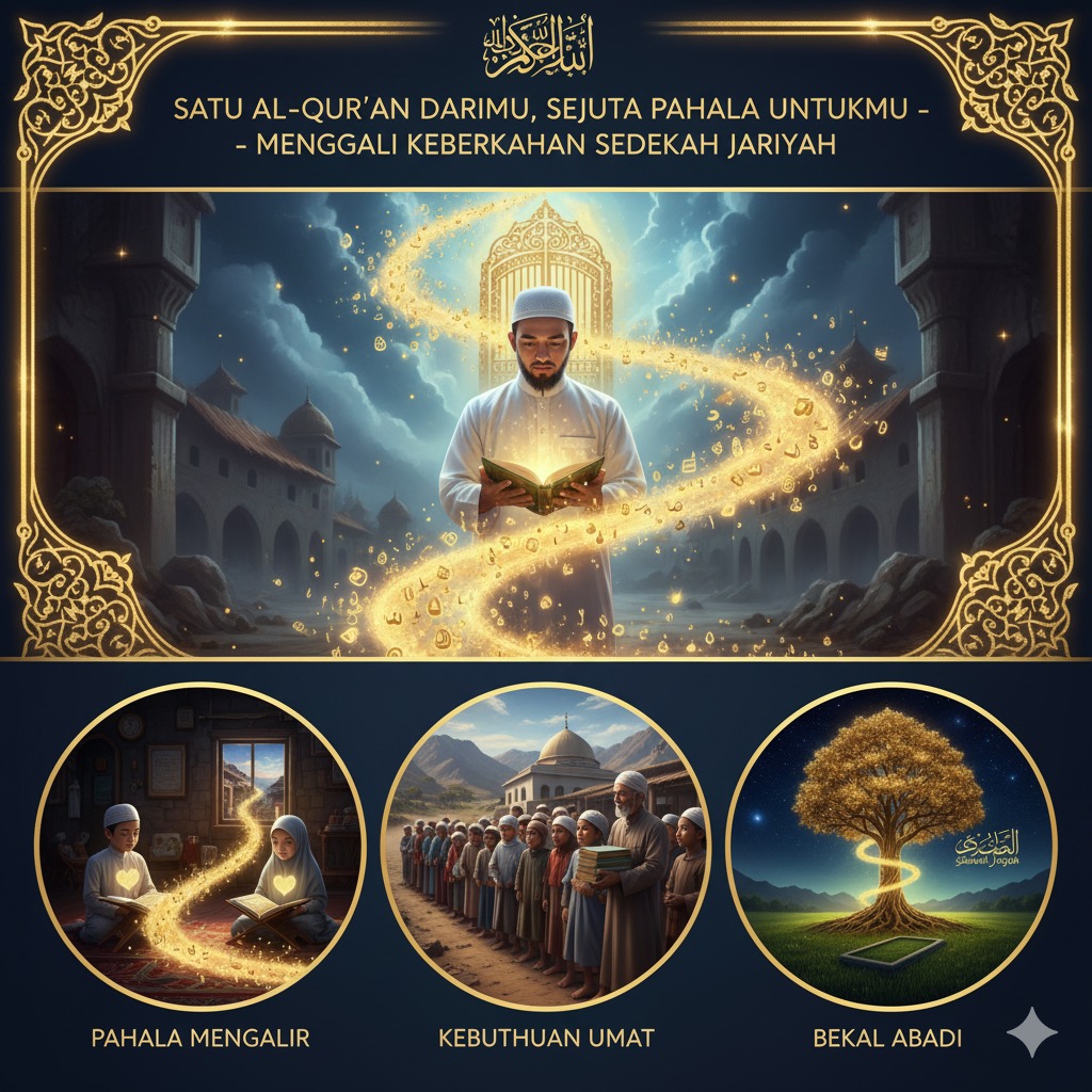 Satu Al-Qur'an Darimu, Sejuta Pahala Untukmu