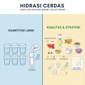 "Hidrasi Cerdas": Lebih dari Sekadar Minum 8 Gelas Sehari