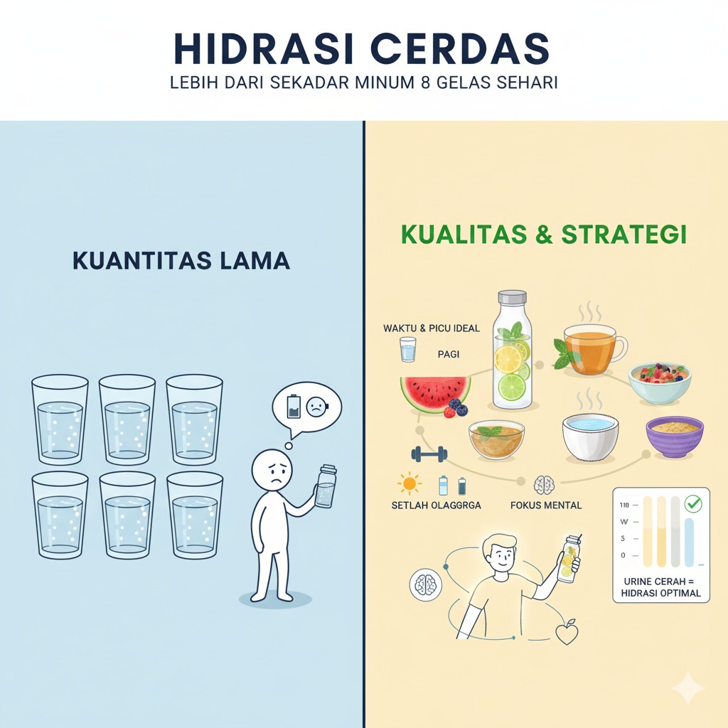 "Hidrasi Cerdas": Lebih dari Sekadar Minum 8 Gelas Sehari