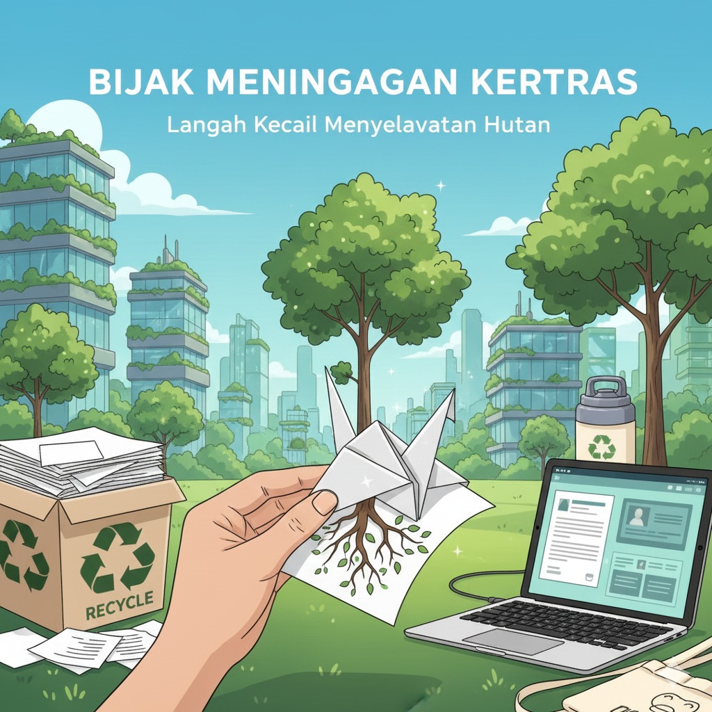 Bijak Menggunakan Kertas: Langkah Kecil Menyelamatkan Hutan dan Mengurangi Sampah