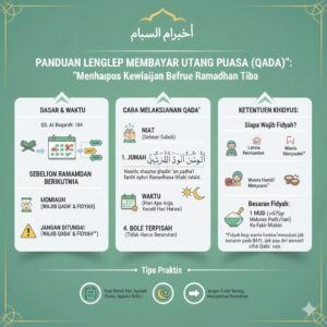 Panduan Lengkap Membayar Utang Puasa (Qada'): Menghapus Kewajiban Sebelum Ramadhan Tiba