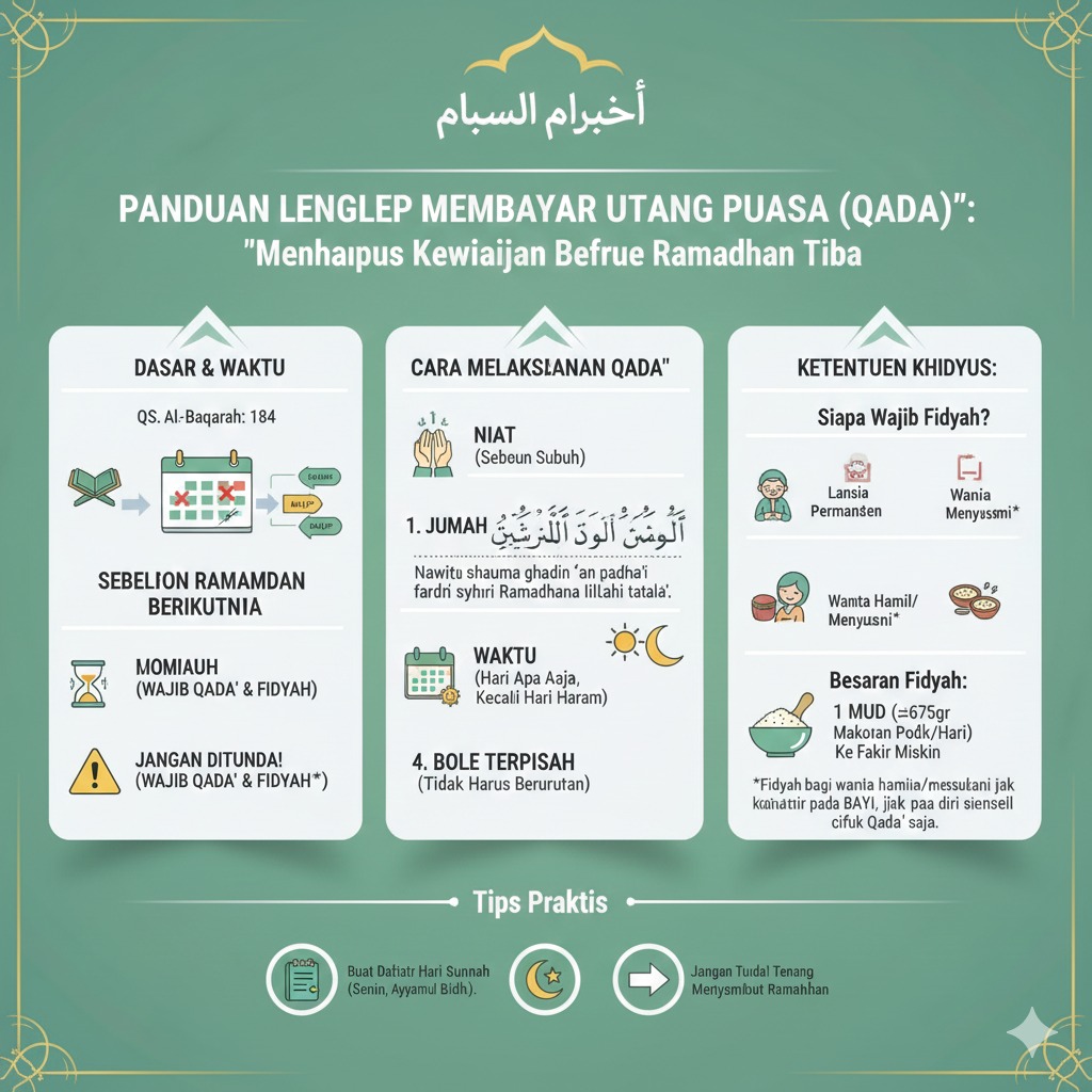 Panduan Lengkap Membayar Utang Puasa (Qada'): Menghapus Kewajiban Sebelum Ramadhan Tiba